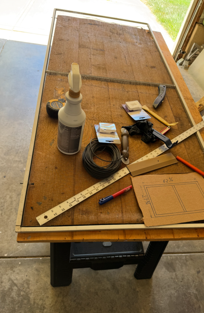 Window screen repair by Victor Handyman Pro